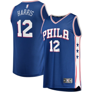 Men's Philadelphia 76ers Tobias Harris Fanatics Branded Royal Fast Break Replica Player Team Jersey - Icon Edition