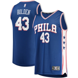 Men's Philadelphia 76ers Jonah Bolden Fanatics Branded Royal Fast Break Replica Jersey - Icon Edition