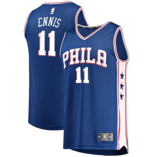 Men's Philadelphia 76ers James Ennis Fanatics Branded Royal Fast Break Replica Jersey - Icon Edition