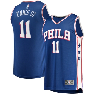 Men's Philadelphia 76ers James Ennis Fanatics Branded Royal Fast Break Replica Player Team Jersey - Icon Edition