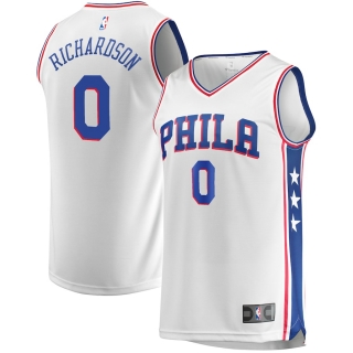 Men's Philadelphia 76ers Josh Richardson Fanatics Branded White Fast Break Replica Jersey - Association Edition