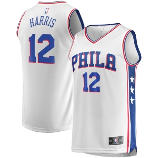 Men's Philadelphia 76ers Tobias Harris Fanatics Branded White Fast Break Replica Player Team Jersey - Association Edition