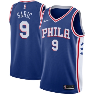 Men's Philadelphia 76ers Dario Saric Nike Blue Swingman Jersey - Icon Edition