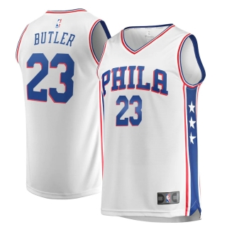 Men's Philadelphia 76ers Jimmy Butler Fanatics Branded White Fast Break Replica Jersey - Association Edition
