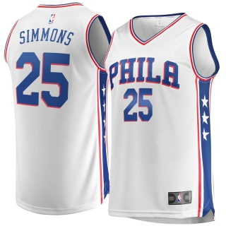 Men's Philadelphia 76ers Ben Simmons Fanatics Branded White Fast Break Replica Jersey - Association Edition