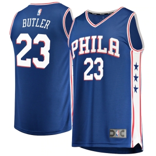 Men's Philadelphia 76ers Jimmy Butler Fanatics Branded Royal Fast Break Replica Player Jersey- Icon Edition