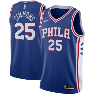 Men's Philadelphia 76ers Ben Simmons Nike Royal Swingman Jersey - Icon Edition