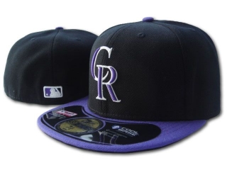 MLB Colorado Rockies Fitted Hat SF - 083