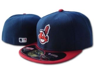 MLB Cleveland Indians Fitted Hat SF - 085