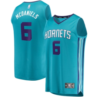 Men's Charlotte Hornets Jalen McDaniels Fanatics Branded Teal Fast Break Player Jersey - Icon Edition