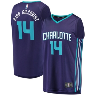Men's Charlotte Hornets Michael Kidd-Gilchrist Fanatics Branded Purple Fast Break Replica Player Team Jersey - Statement Edition