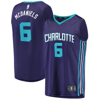 Men's Charlotte Hornets Jalen McDaniels Fanatics Branded Purple Fast Break Player Jersey - Statement Edition