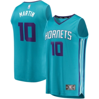 Men's Charlotte Hornets Caleb Martin Fanatics Branded Teal Fast Break Player Jersey - Icon Edition