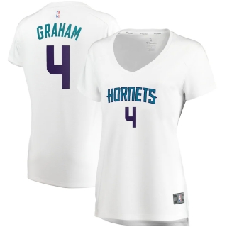 Women's Charlotte Hornets Devonte Graham Fanatics Branded White Fast Break Replica Player Jersey - Association Edition