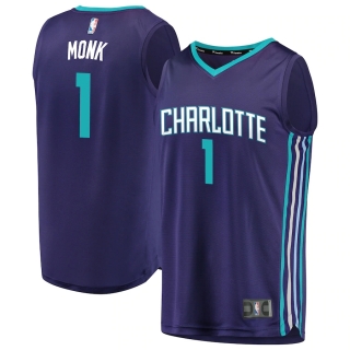 Men's Charlotte Hornets Malik Monk Fanatics Branded Purple Fast Break Replica Player Jersey - Statement Edition
