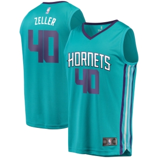 Men's Charlotte Hornets Cody Zeller Fanatics Branded Teal Fast Break Replica Player Jersey - Icon Edition