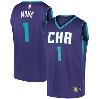 Men's Charlotte Hornets Malik Monk Fanatics Branded Purple Fast Break Replica Jersey - Statement Edition