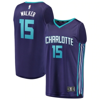 Men's Charlotte Hornets Kemba Walker Fanatics Branded Purple Fast Break Replica Player Jersey - Statement Edition
