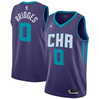 Men's Charlotte Hornets Miles Bridges Jordan Brand Purple 2020-21 Swingman Jersey – Statement Edition