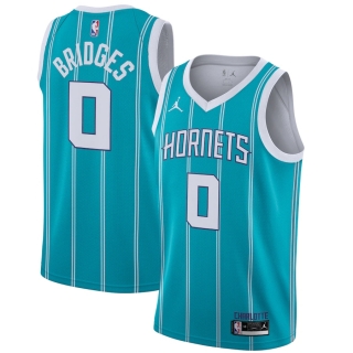 Men's Charlotte Hornets Miles Bridges Jordan Brand Teal 2020-21 Swingman Jersey – Icon Edition