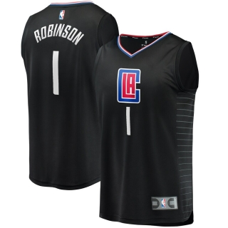 Men's LA Clippers Jerome Robinson Fanatics Branded Black Fast Break Replica Player Jersey - Statement Edition