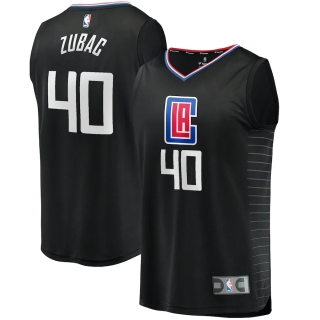 Men's LA Clippers Ivica Zubac Fanatics Branded Black Fast Break Replica Player Jersey - Statement Edition