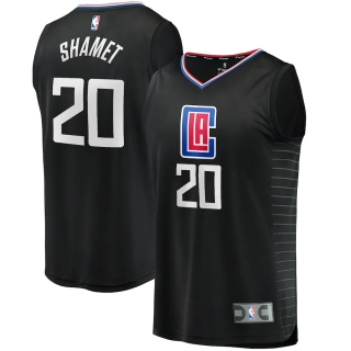 Men's LA Clippers Landry Shamet Fanatics Branded Black Fast Break Replica Player Jersey - Statement Edition