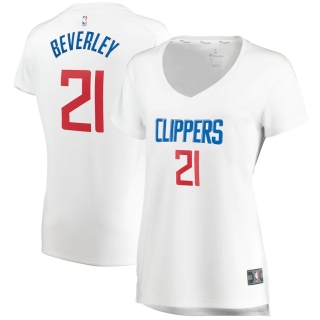 Women's LA Clippers Patrick Beverley Fanatics Branded White Fast Break Replica Jersey - Association Edition