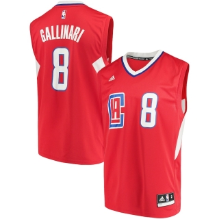Men's LA Clippers Danilo Gallinari adidas Red Road Replica Jersey