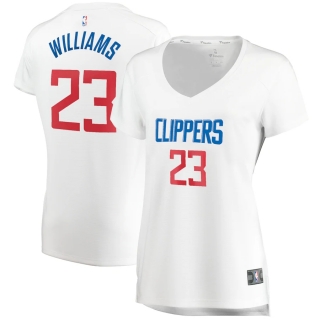 Women's LA Clippers Lou Williams Fanatics Branded White Fast Break Replica Jersey - Association Edition