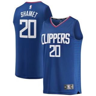 Men's LA Clippers Landry Shamet Fanatics Branded Royal Fast Break Replica Jersey - Icon Edition