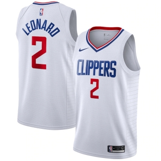 Men's LA Clippers Kawhi Leonard Nike White 2019-20 Swingman Jersey - Association Edition