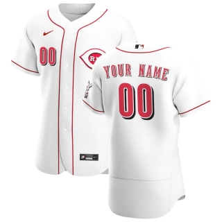 Men's Cincinnati Reds Nike White 2020 Home Authentic Custom Jersey