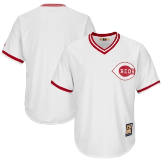 Men's Cincinnati Reds Majestic White Home Cooperstown Cool Base Team Jersey