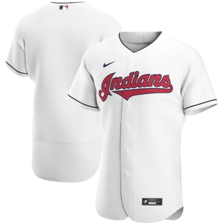 Men's Cleveland Indians Nike White Home 2020 Authentic Team Jersey