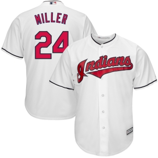 Men's Cleveland Indians Andrew Miller Majestic Home White Official Cool Base Player Jersey