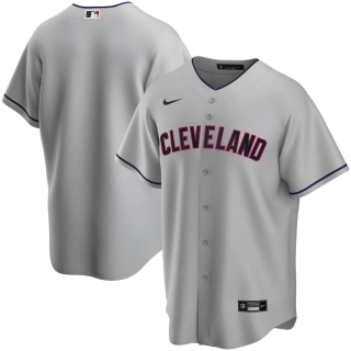 Men's Cleveland Indians Nike Gray Road 2020 Replica Team Jersey