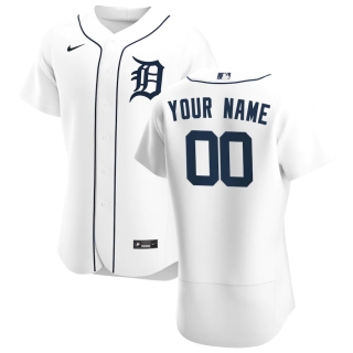 Men's Detroit Tigers Nike White 2020 Home Authentic Custom Jersey
