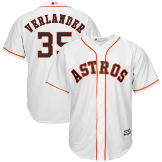 Men's Houston Astros Justin Verlander Majestic White Home Cool Base Player Jersey