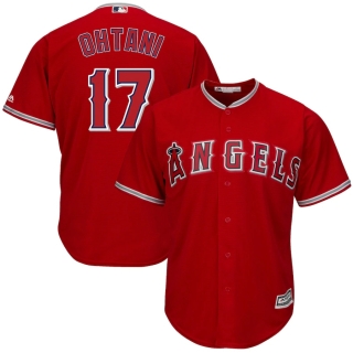 Shohei Ohtani Los Angeles Angels Majestic Big & Tall Alternate Cool Base Player Jersey - Red