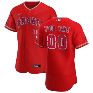 Men's Los Angeles Angels Nike Red 2020 Alternate Authentic Custom Jersey