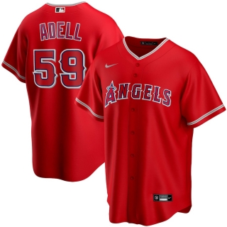 Men's Los Angeles Angels Jo Adell Nike Red Alternate 2020 Replica Player Jersey
