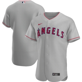 Men's Los Angeles Angels Nike Gray Road 2020 Authentic Team Jersey