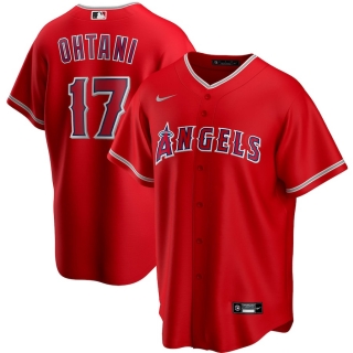 Men's Los Angeles Angels Shohei Ohtani Nike Red Alternate 2020 Replica Player Jersey