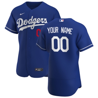 Men's Los Angeles Dodgers Nike Royal 2020 Alternate Authentic Custom Jersey