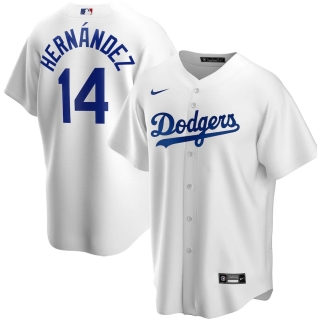 Men's Los Angeles Dodgers Enrique Hernandez Nike White Home 2020 Replica Player Jersey