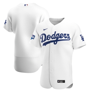 Men's Los Angeles Dodgers Nike White 2020 World Series Champions Home Authentic Team Jersey