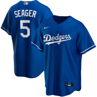 Men's Los Angeles Dodgers Corey Seager Nike Royal Alternate 2020 Replica Player Jersey