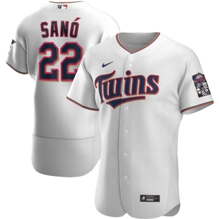 Men's Minnesota Twins Miguel Sano Nike White Home 2020 Authentic Player Jersey
