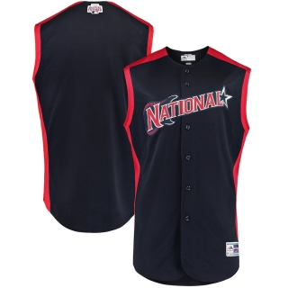 Men's National League Majestic Navy Red 2019 MLB All-Star Futures Game Jersey